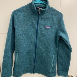 Patagonia Teal Full Zip Better Sweater